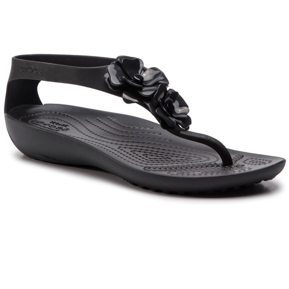 CROCS Shoes Crocs Womens Serena Embellish Flower Flip Flops Poshmark
